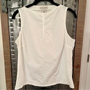 Banana Republic Vintage White Cotton Tank Top -  Size M